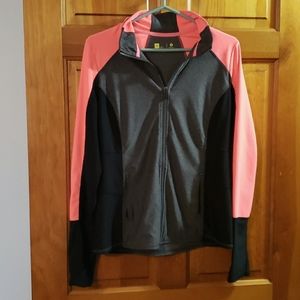 Xersion Women's Medium Jacket Pink, Gray, Black